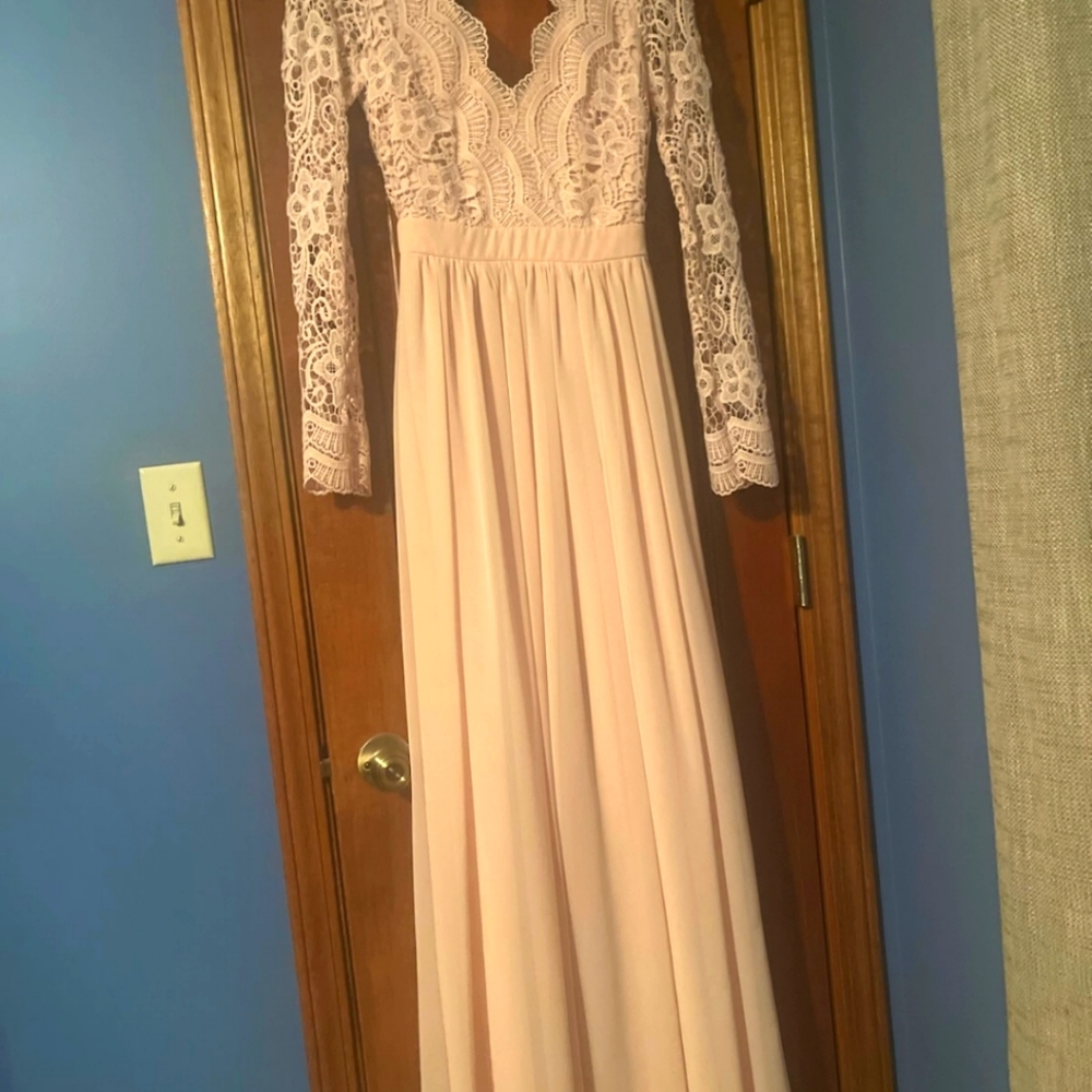 Pale pink dress